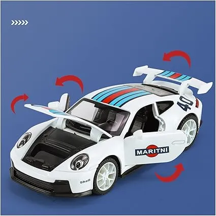 1:32 Diecast Printed Model Car With Light & Sound - Assortment