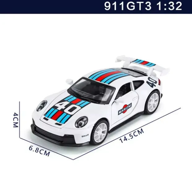 1:32 Diecast Printed Model Car With Light & Sound - Assortment