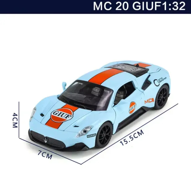 1:32 Diecast Printed Model Car With Light & Sound - Assortment