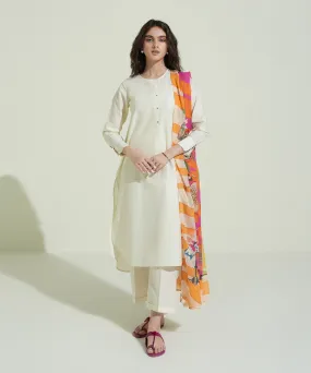 3 Piece - Solid Dobby Suit