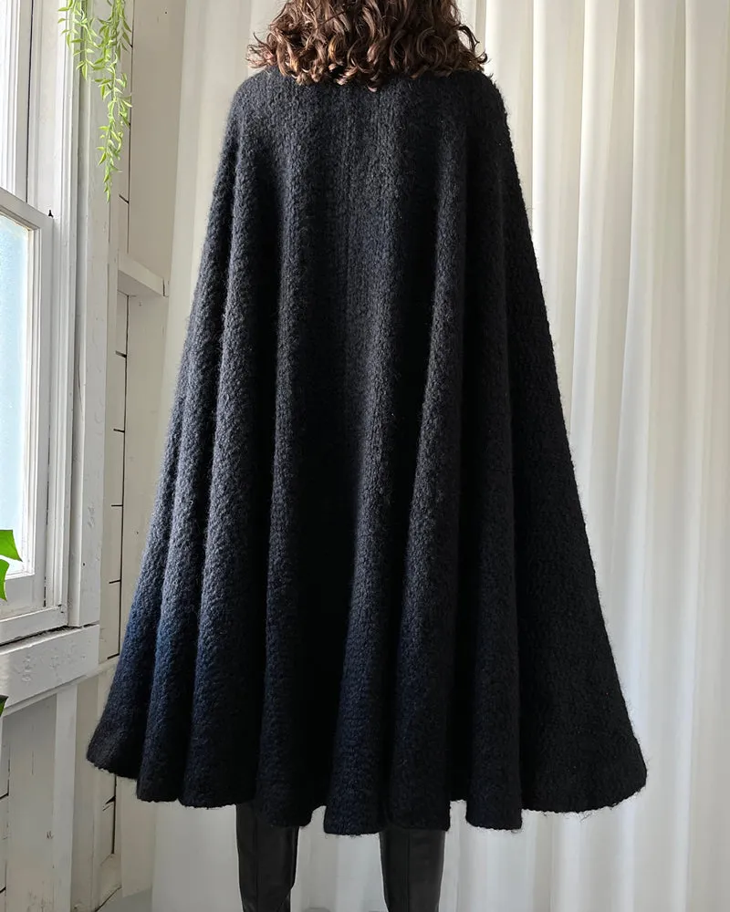 70s Roberta Di Camerino Wool Cape | S-L