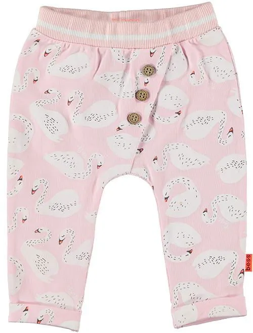 B.E.S.S. Pants AOP Swan
