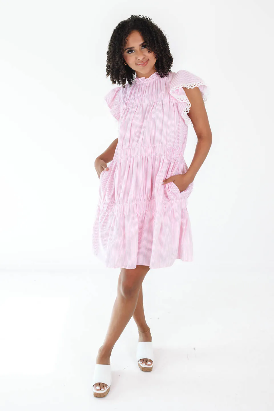 Cape Cod Calling Dress - Pink