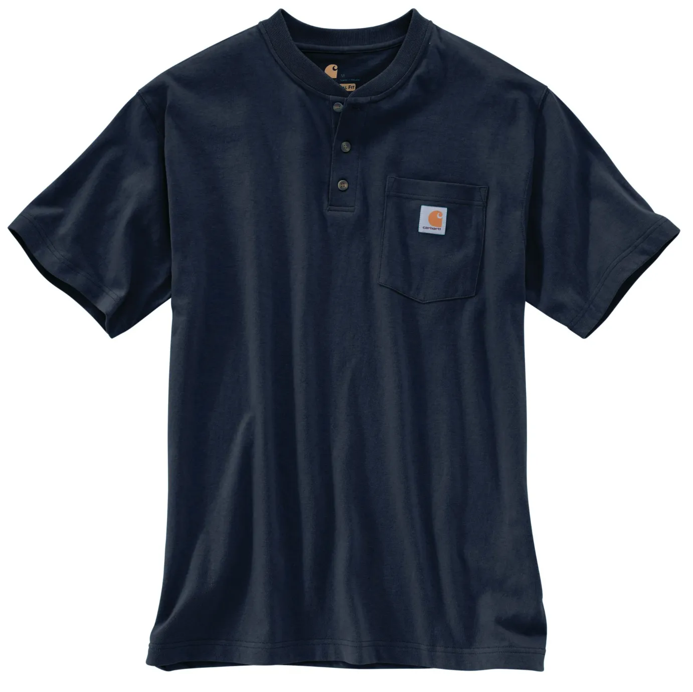 CARHARTT LOOSE FIT HEAVYWEIGHT SHORT-SLEEVE POCKET HENLY T-SHIRT K84
