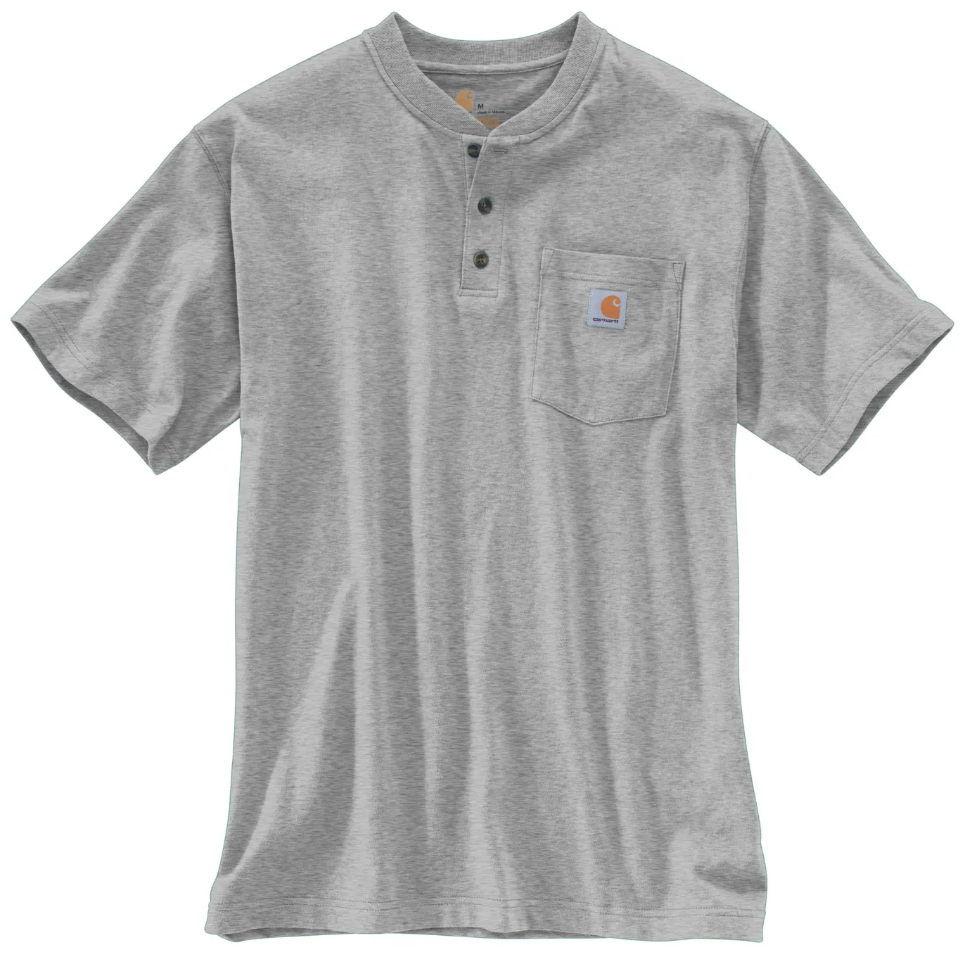 CARHARTT LOOSE FIT HEAVYWEIGHT SHORT-SLEEVE POCKET HENLY T-SHIRT K84