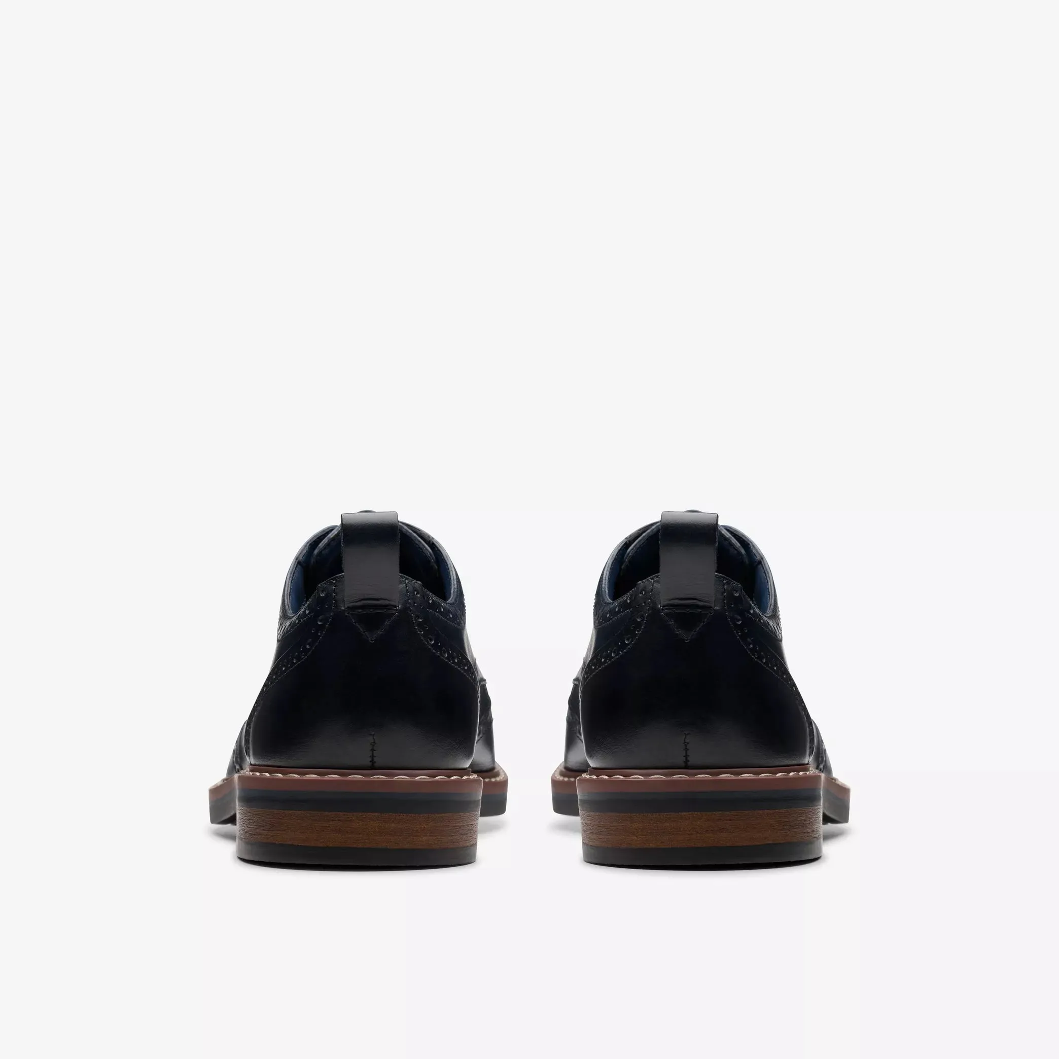 Clarks Men's Aldwin Limit Navy Leather