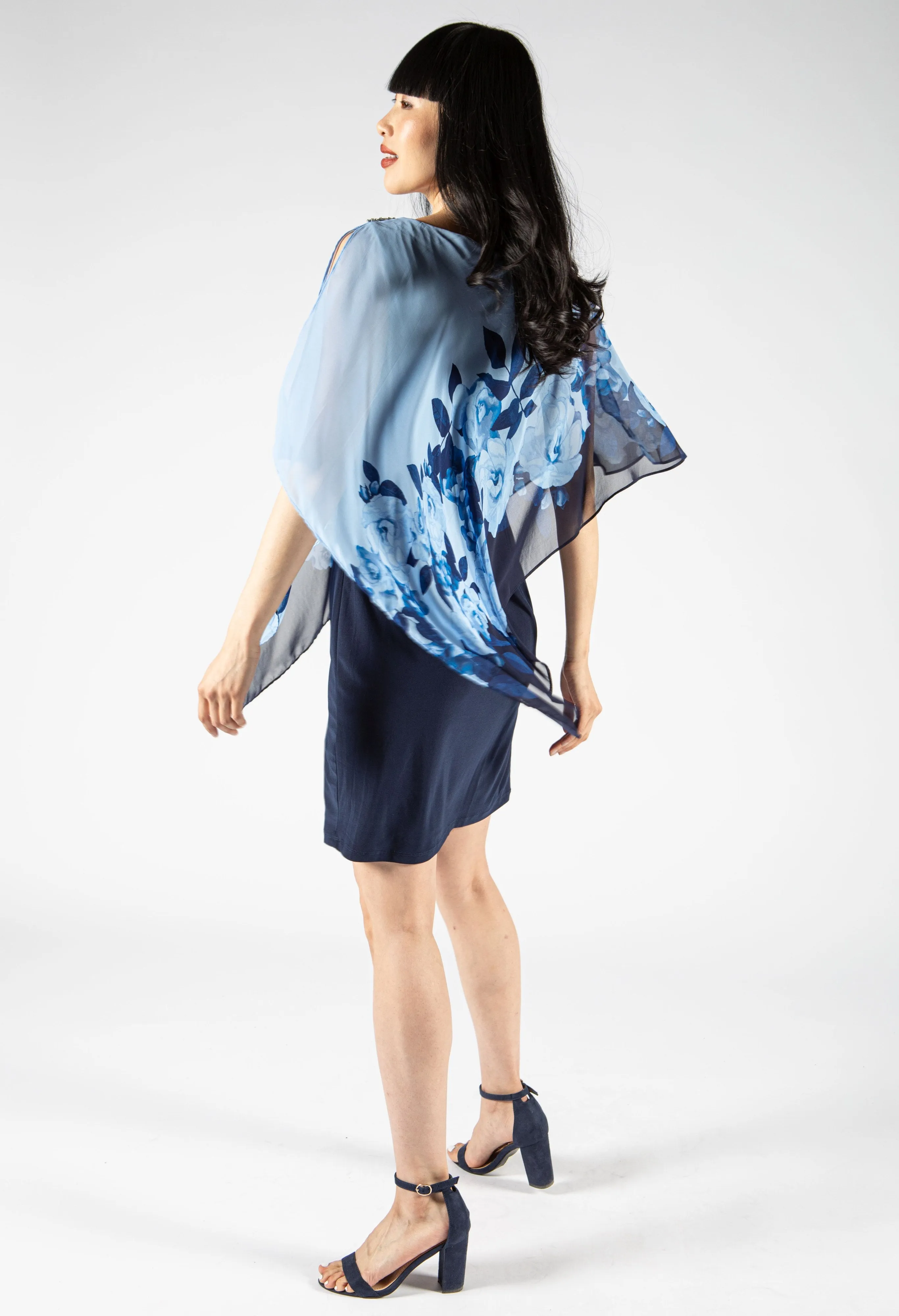 Floral Overlay Dress