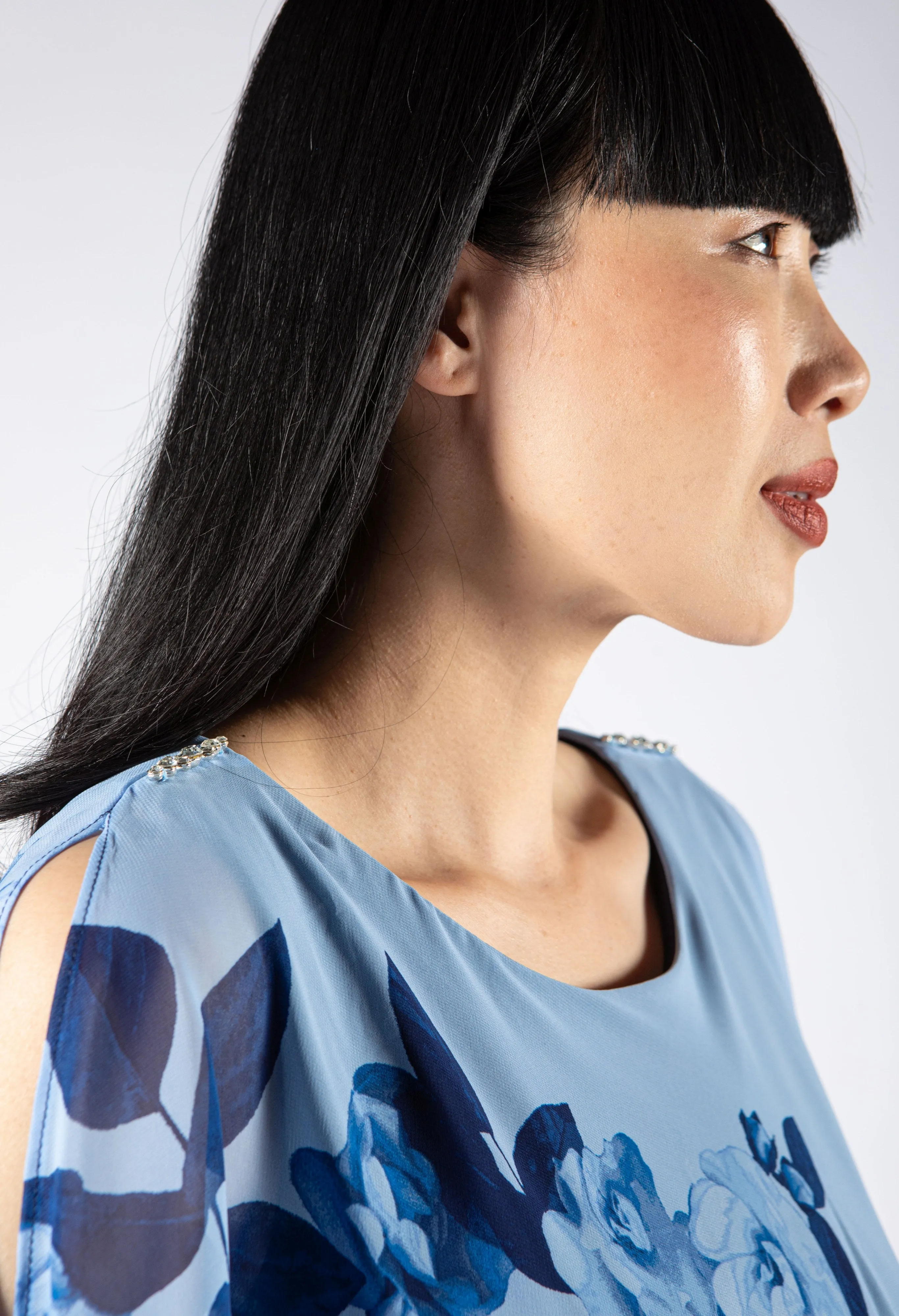 Floral Overlay Dress