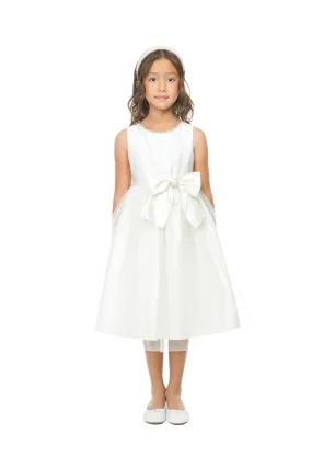 Flower Girl Beautiful Satin Dresses - LAK781
