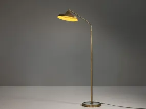 Fontana Arte Floor Lamp in Brass and Glass