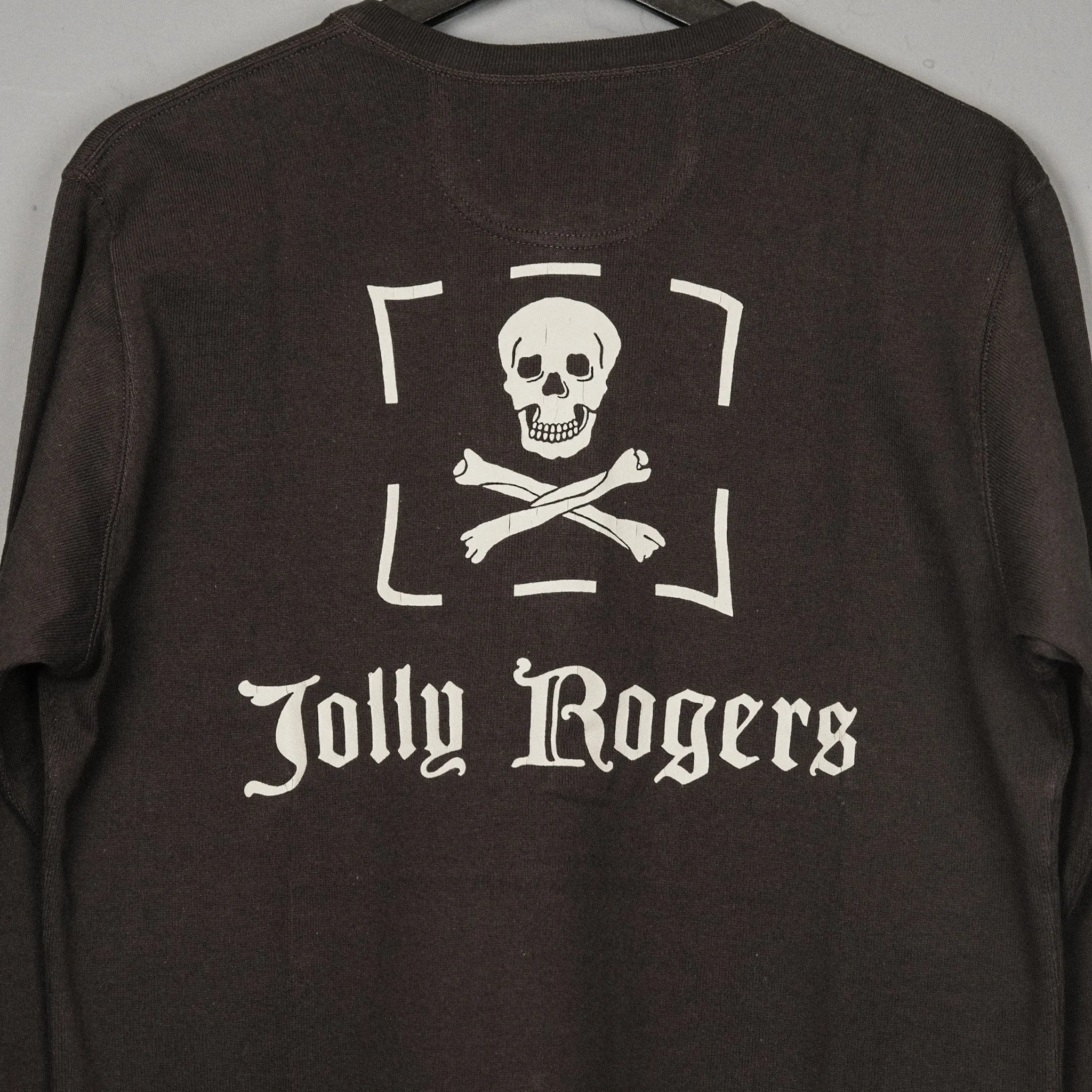Freewheelers  U.S.NAVY "Jolly Rogers" VF-17 Henley Shirt