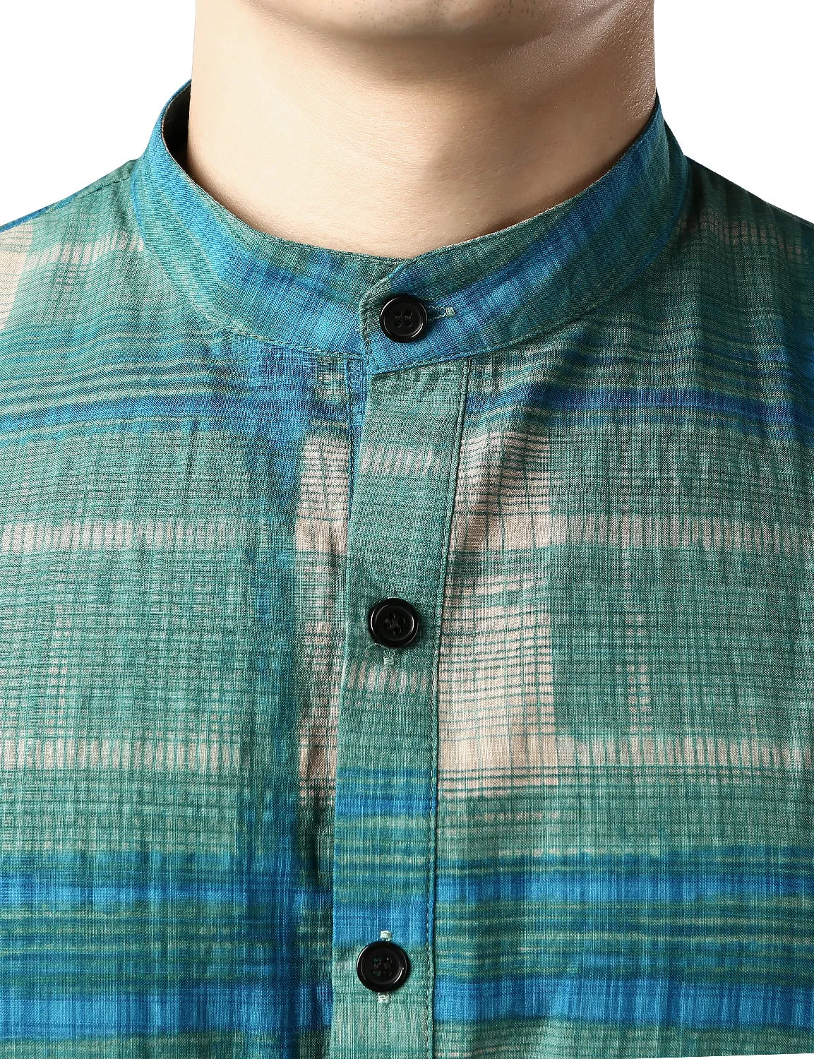 JOGAL Men's African Dashiki Print Henley Shirt Long Sleeve Casual Button Down Shirts