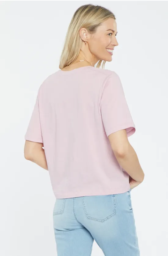 Pink V-Neck T-Shirt