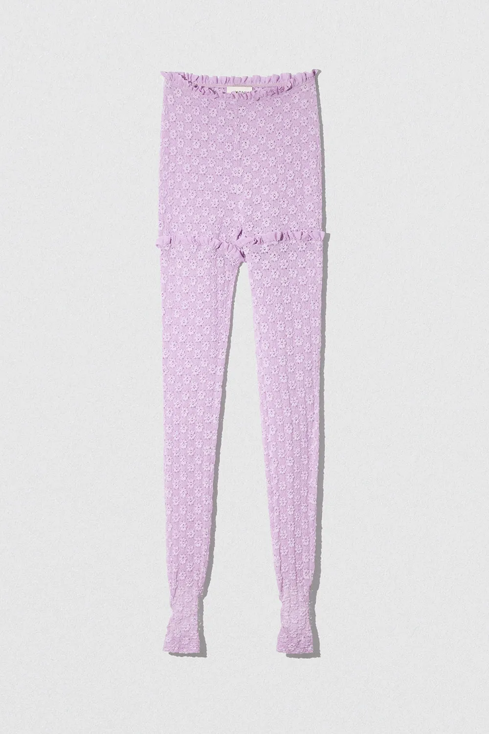 Rubi Leggings Lilac Floral Lace