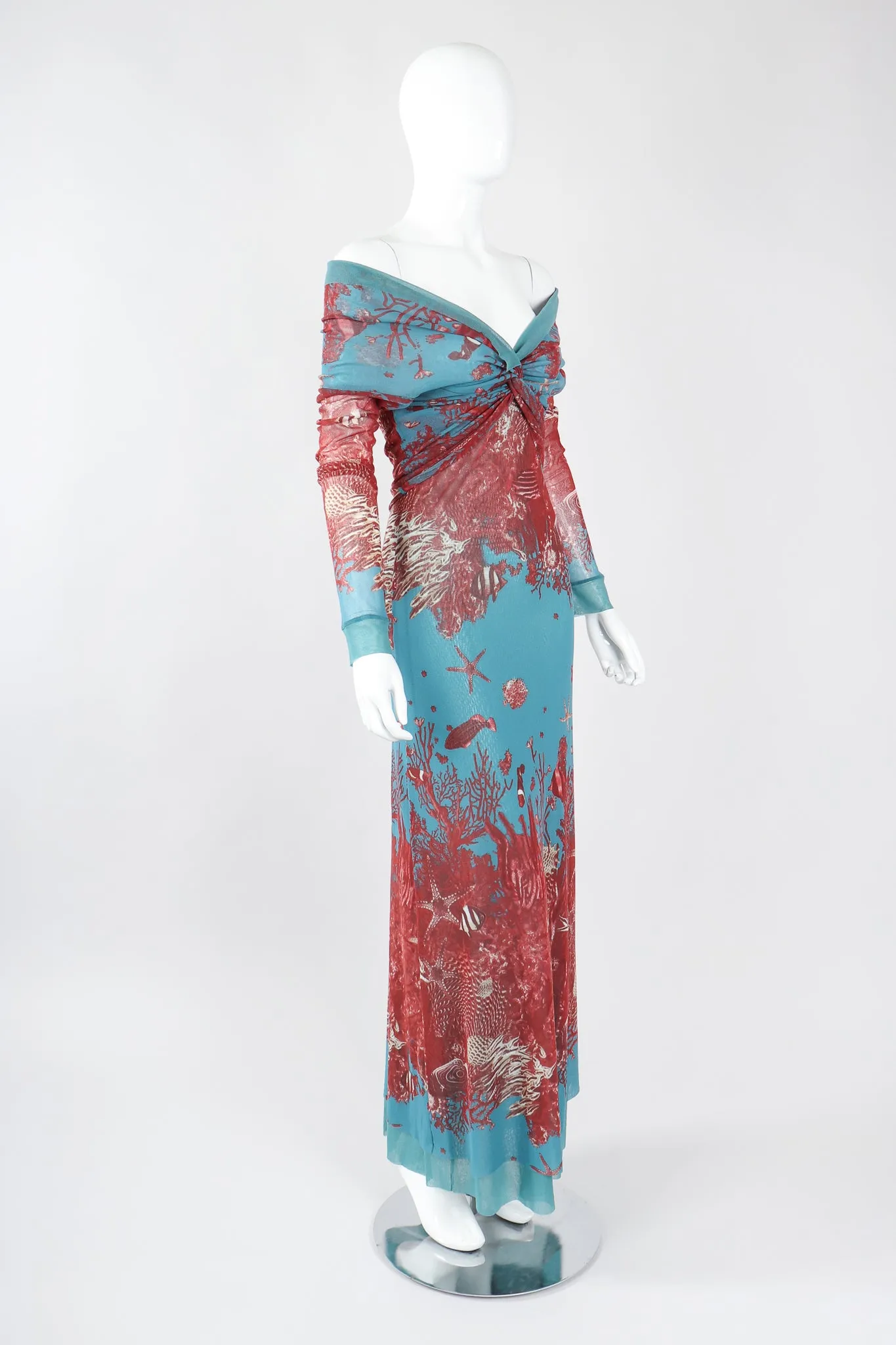 Soleil Mesh Coral Reef Dress