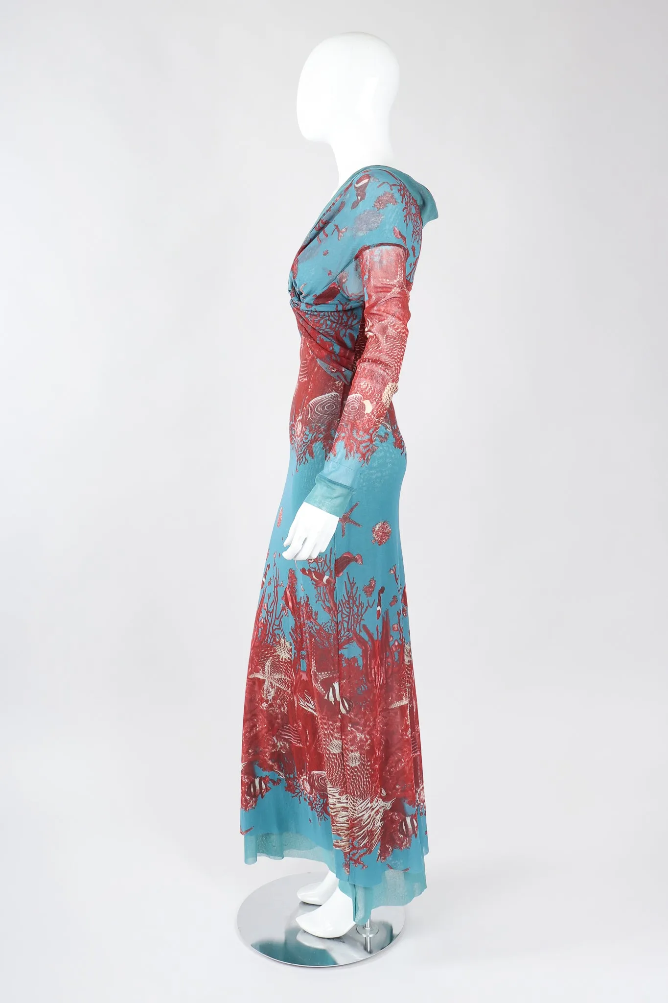 Soleil Mesh Coral Reef Dress