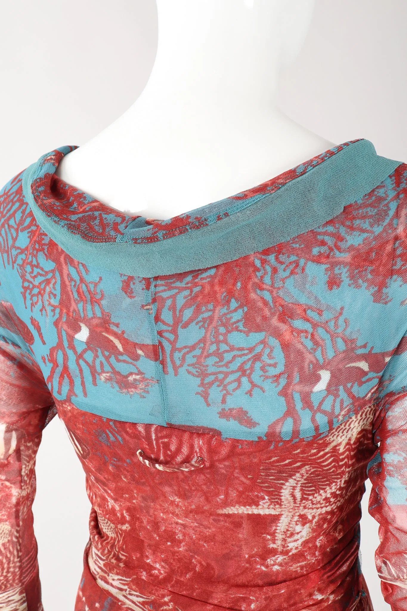 Soleil Mesh Coral Reef Dress