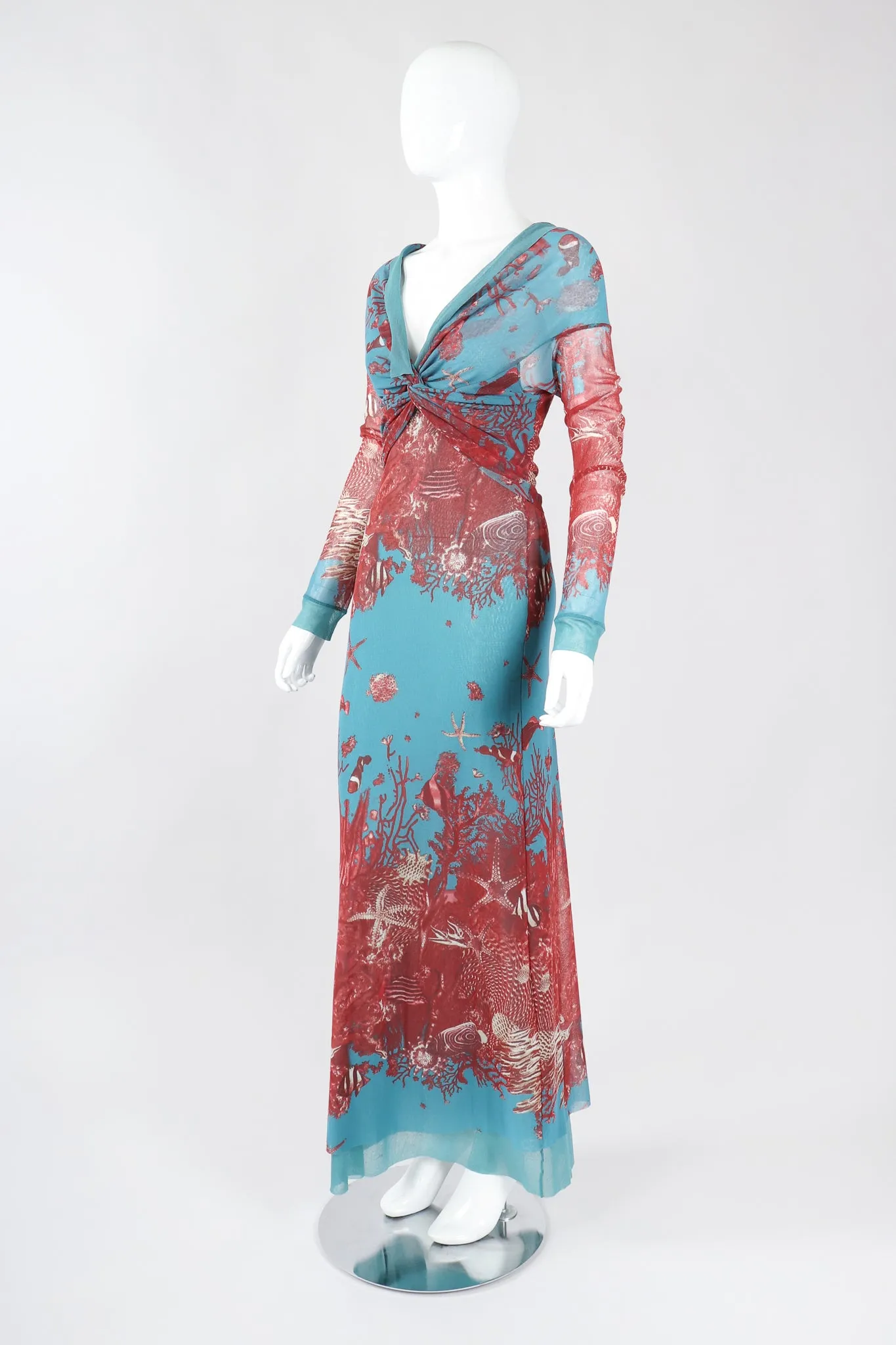 Soleil Mesh Coral Reef Dress