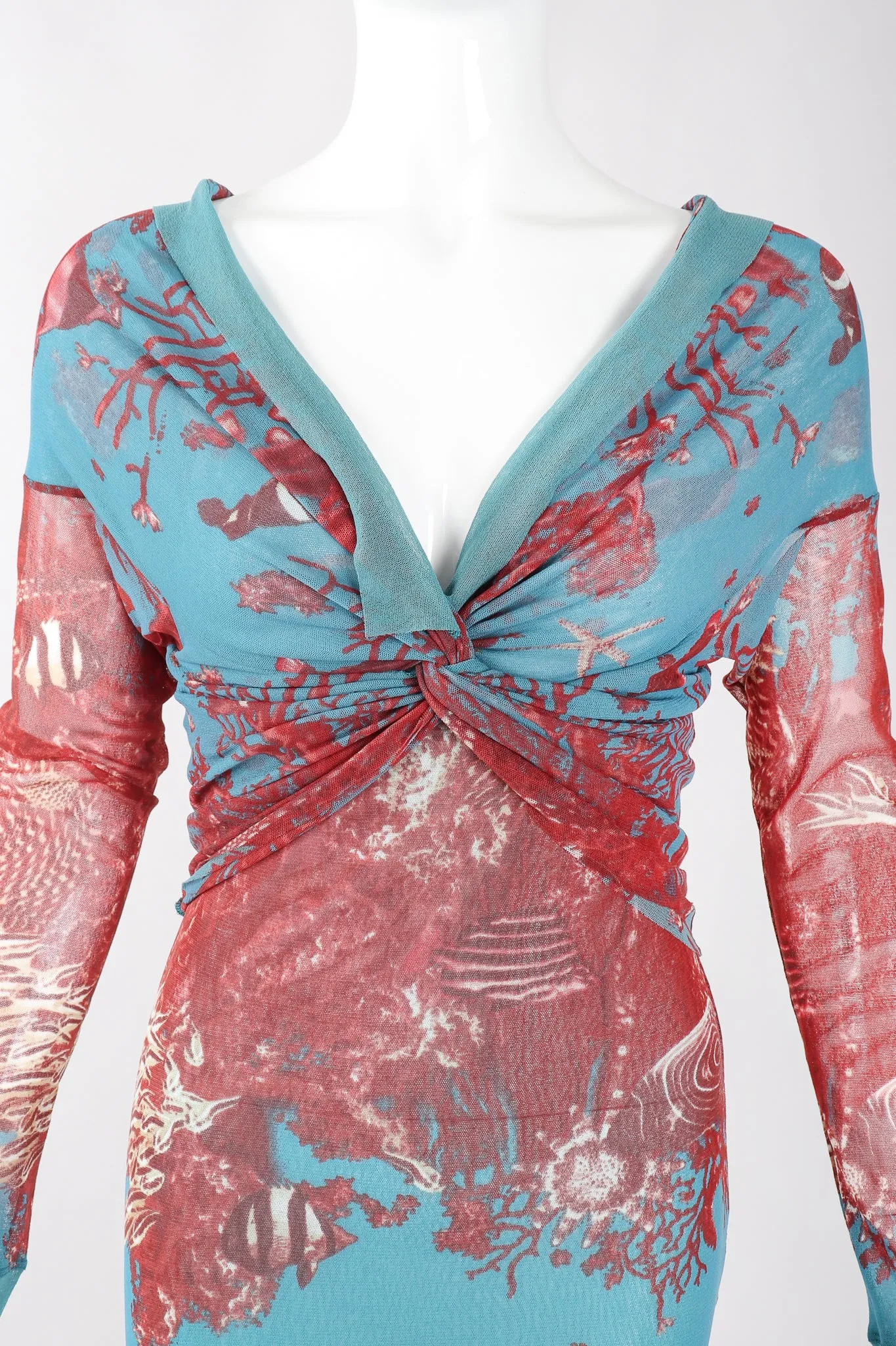 Soleil Mesh Coral Reef Dress