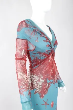 Soleil Mesh Coral Reef Dress