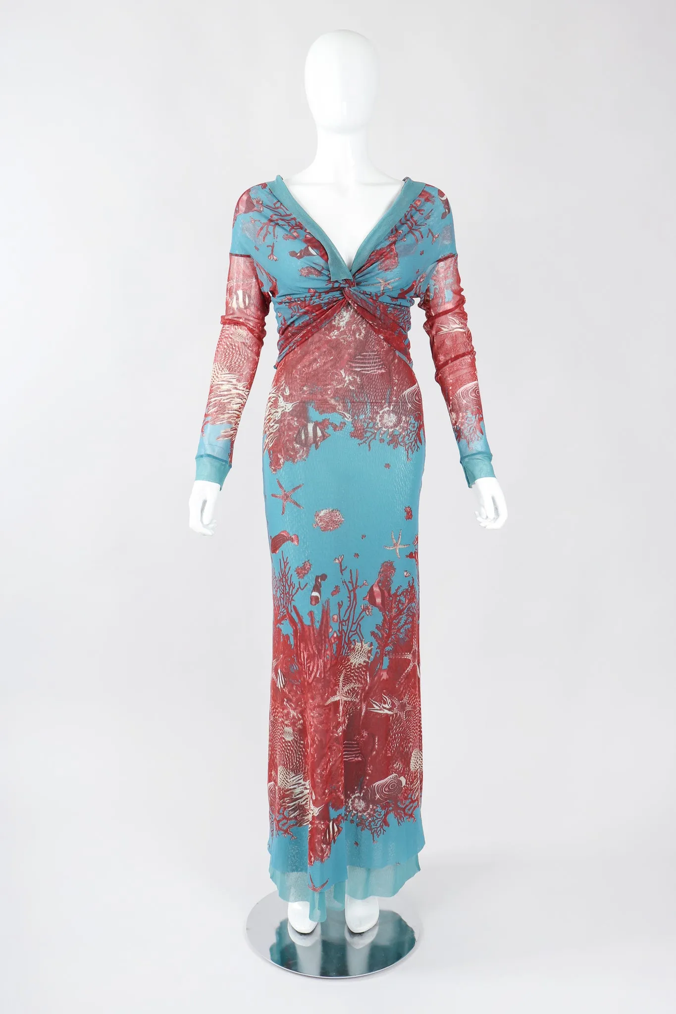 Soleil Mesh Coral Reef Dress