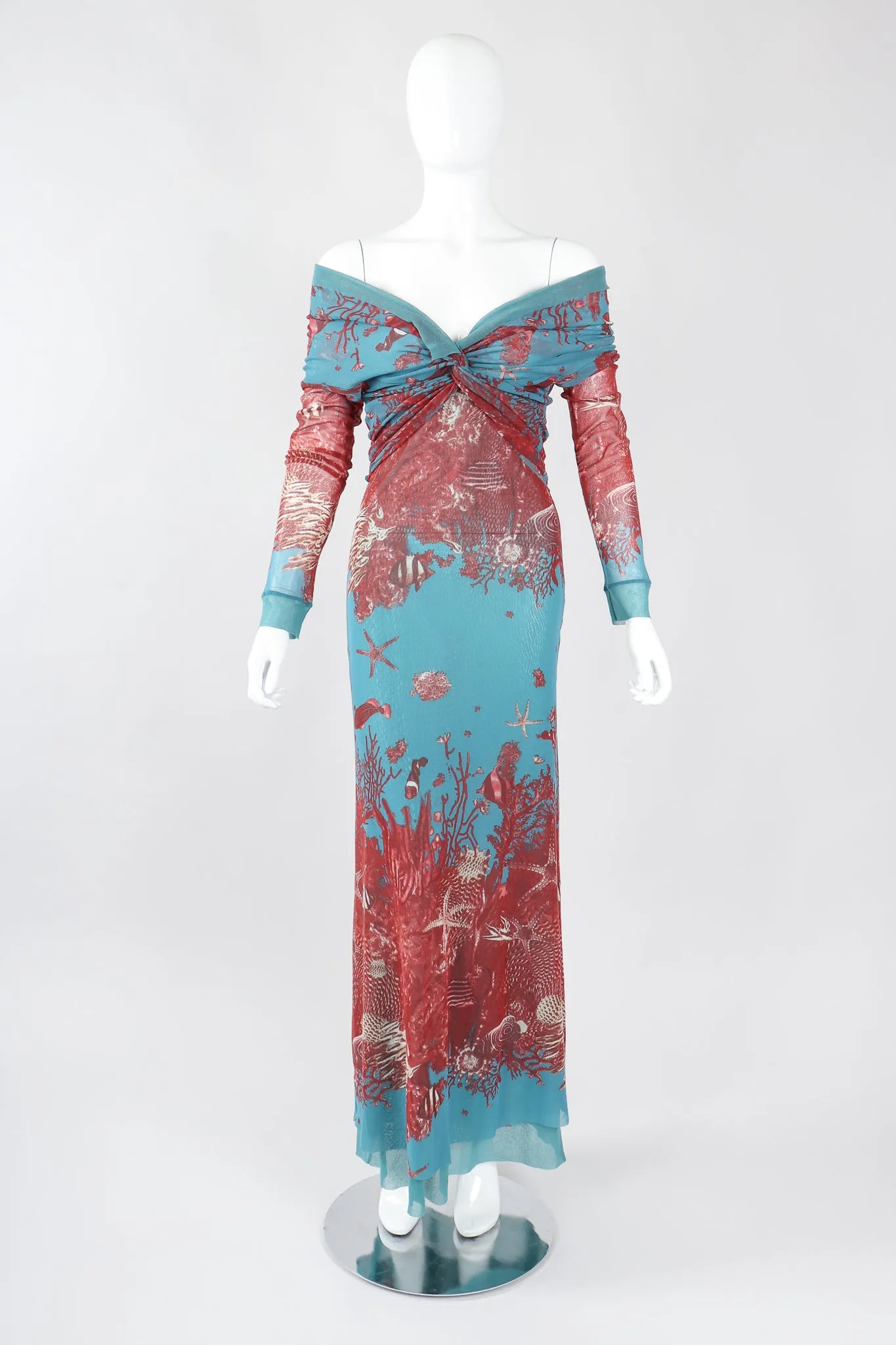 Soleil Mesh Coral Reef Dress
