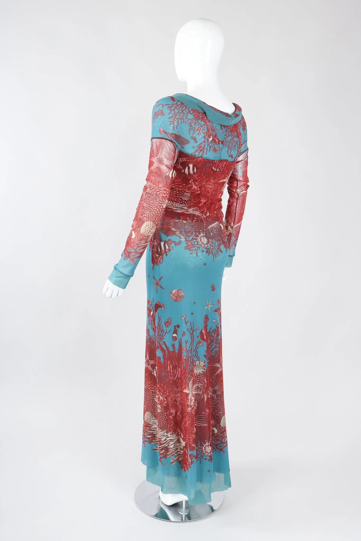 Soleil Mesh Coral Reef Dress