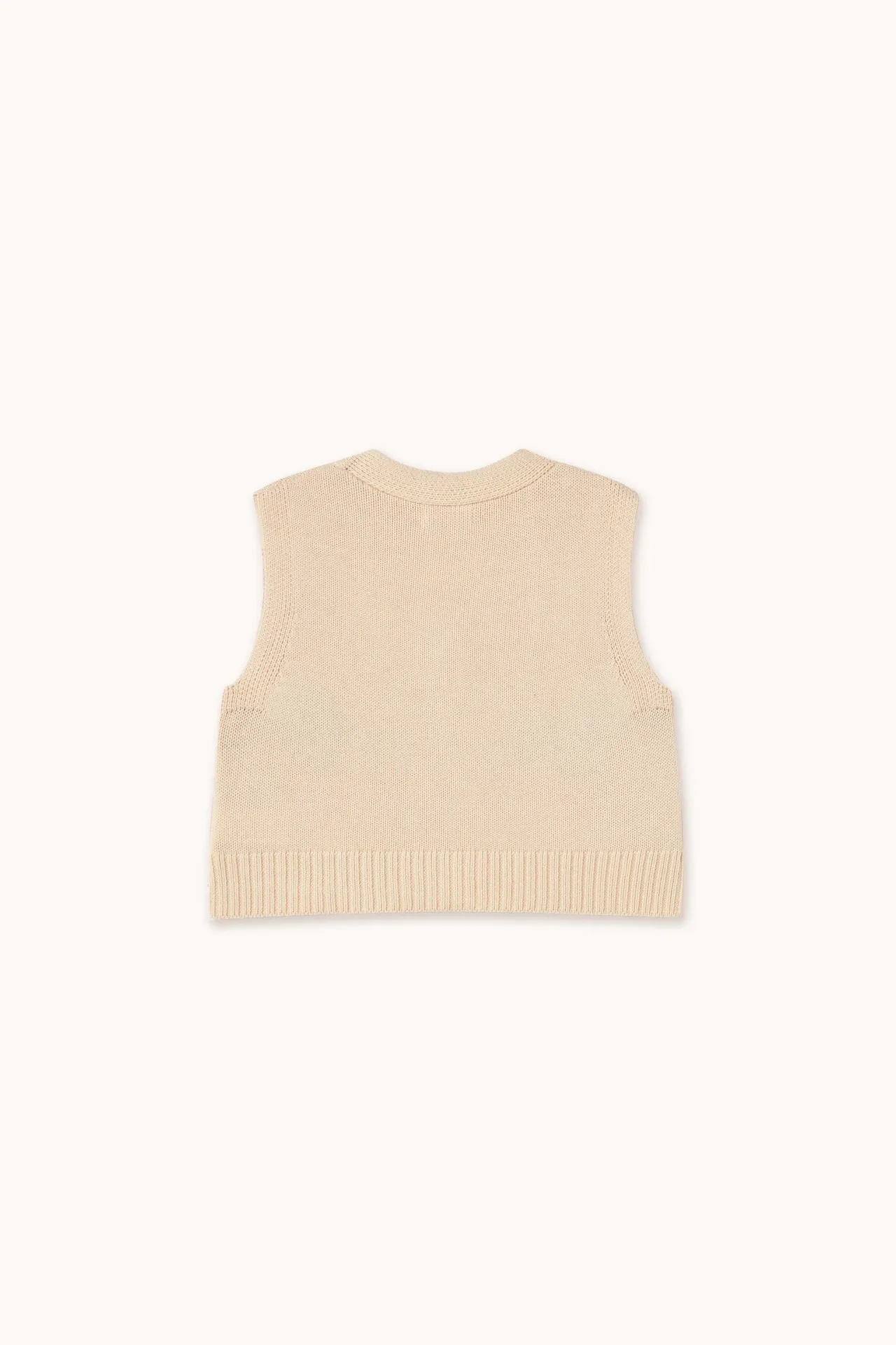 Tinycottons Strawberries Vest - Light Cream - 4Y, 8Y