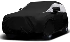 Titan Premium Multi-Layer PEVA Car Cover for Compact SUV 170-187 Inches Long - Jet Black