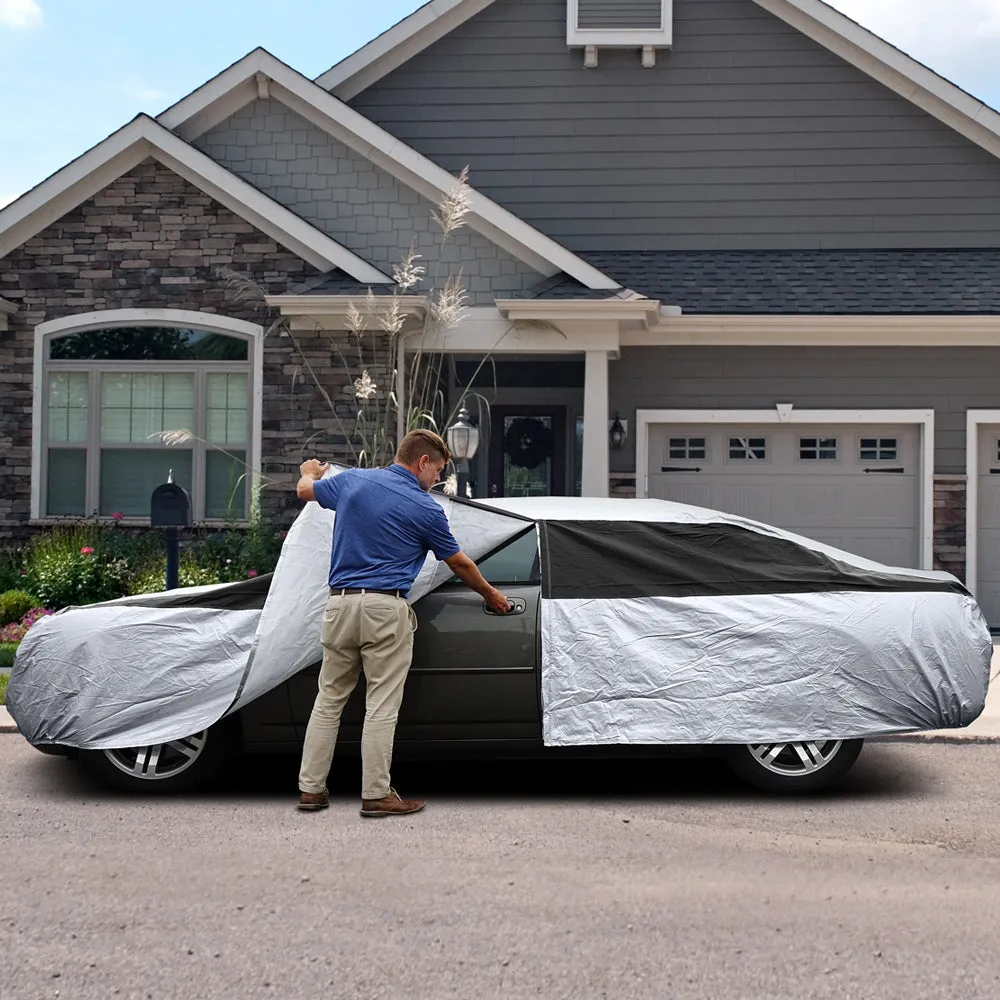 Titan Premium Multi-Layer PEVA Car Cover for Large Sedans 203-212 Inches Long