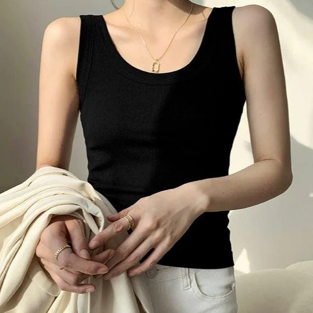 Vest inner Wear Sleeveless Blouse Women