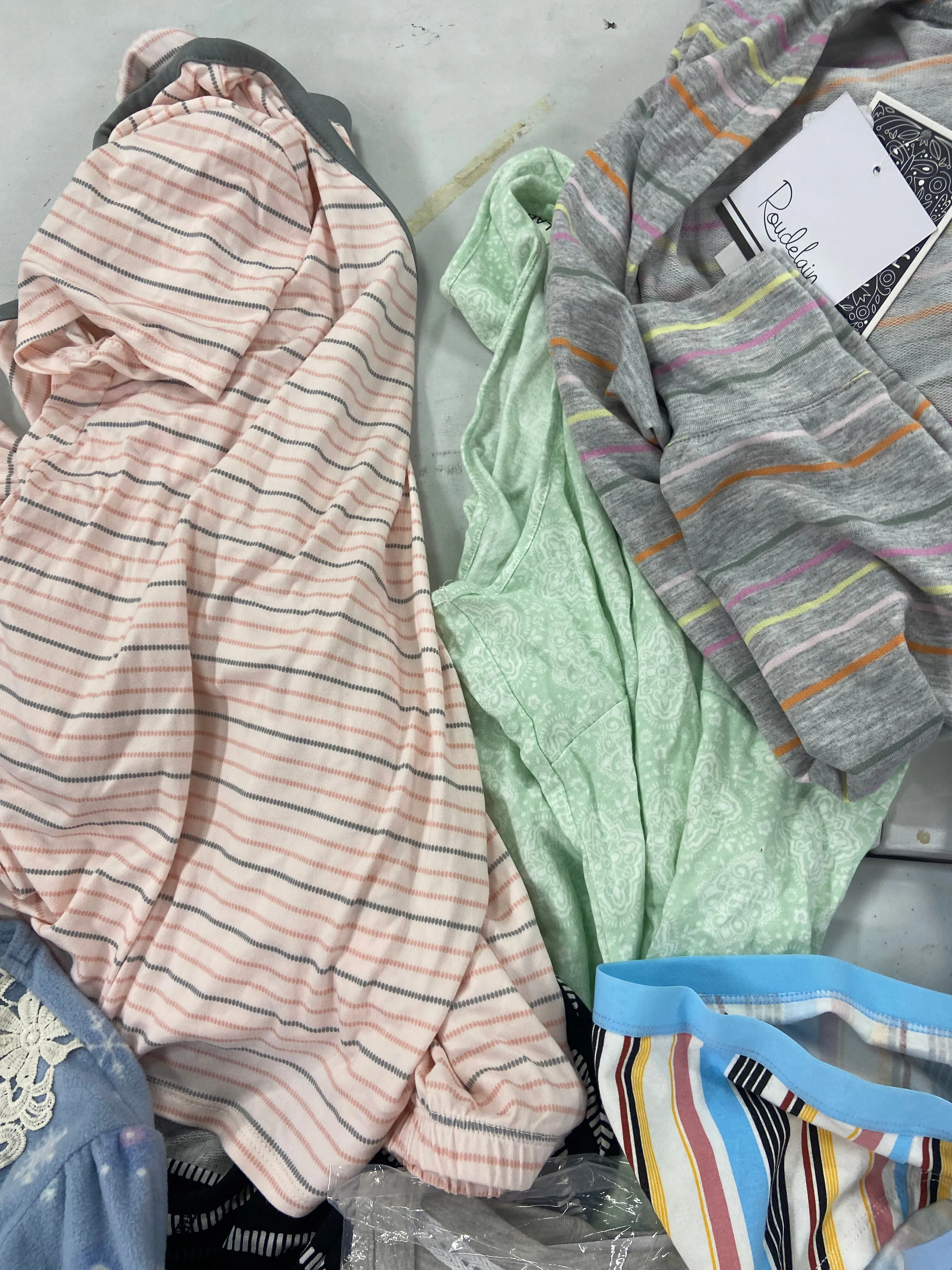 Women's Intimates Wholesale Lot, DISNEY, FLORA, GOLYTA, CHARTER CLUB, ALFANI and more, 16 items, Shelf Pulls, MSRP $616