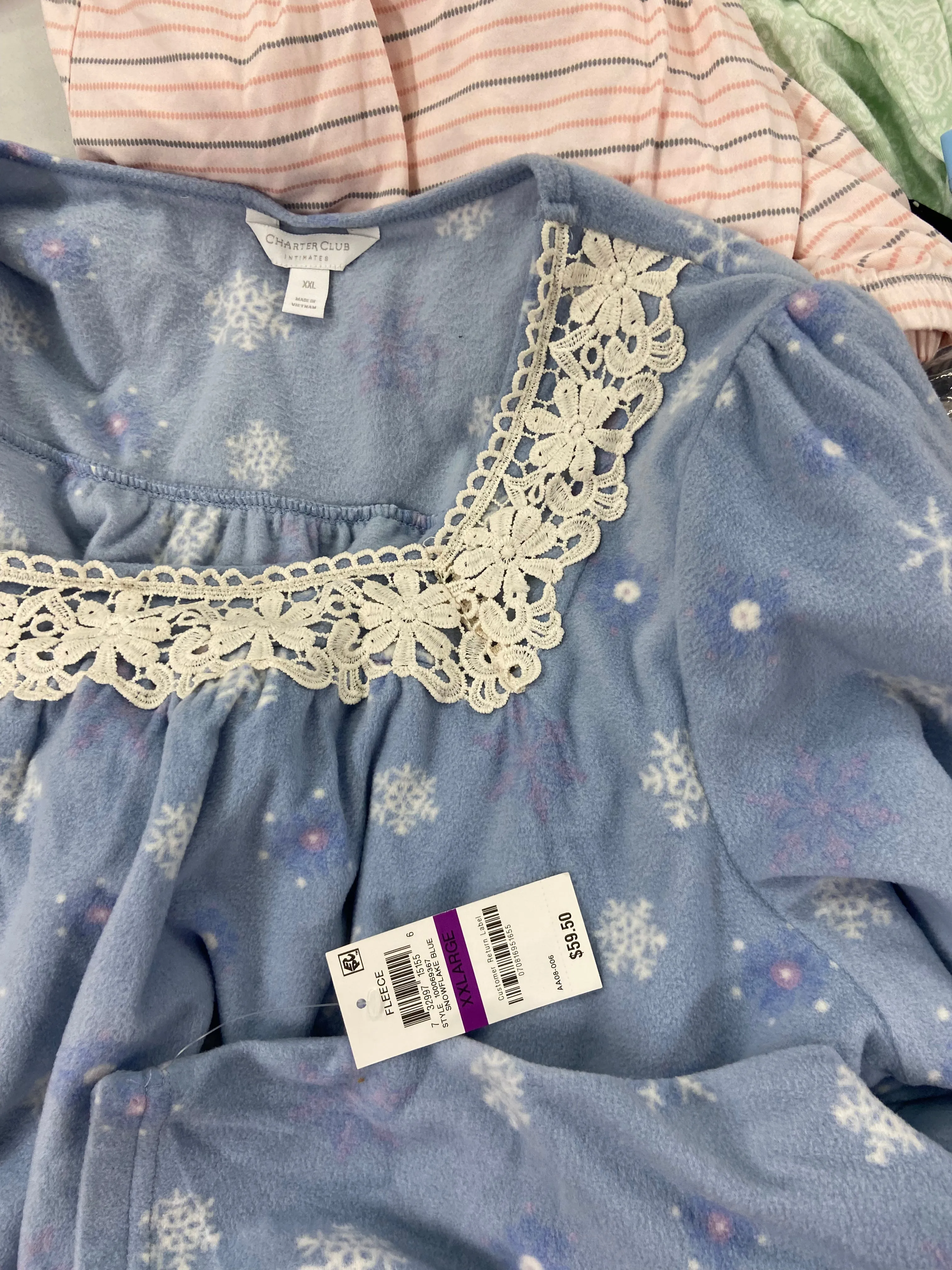 Women's Intimates Wholesale Lot, DISNEY, FLORA, GOLYTA, CHARTER CLUB, ALFANI and more, 16 items, Shelf Pulls, MSRP $616